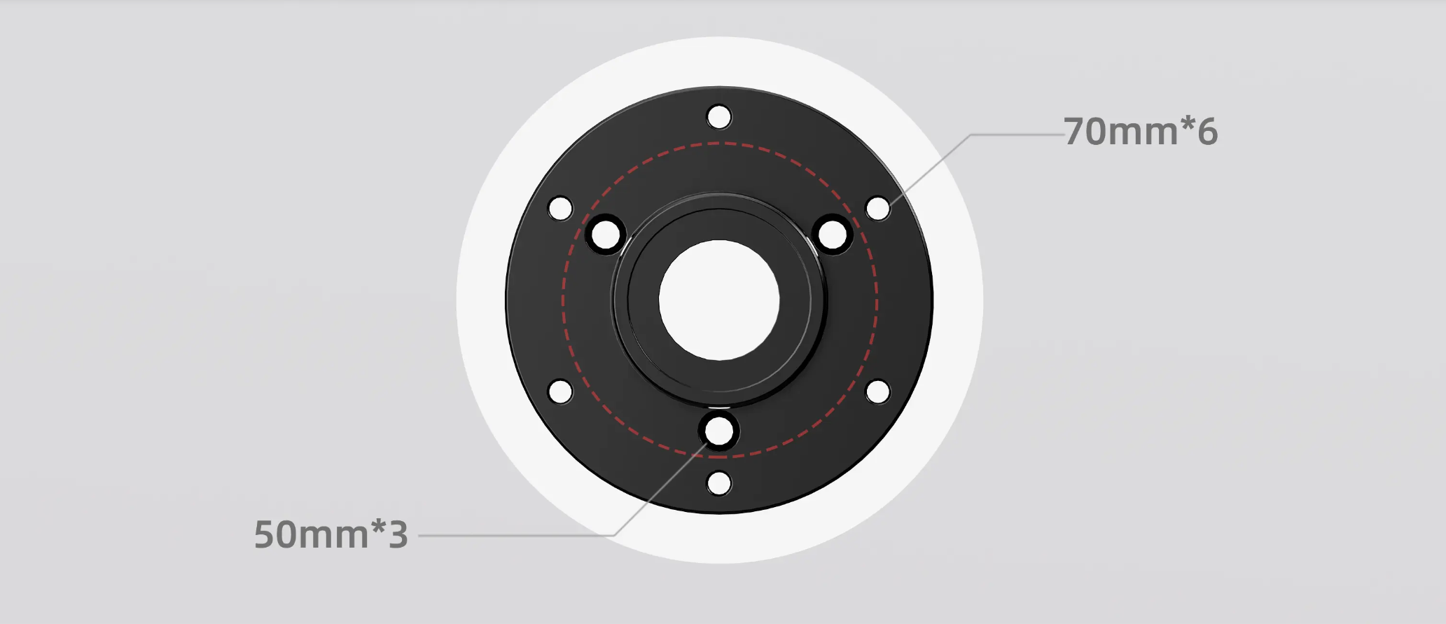 adaptador fsr moza