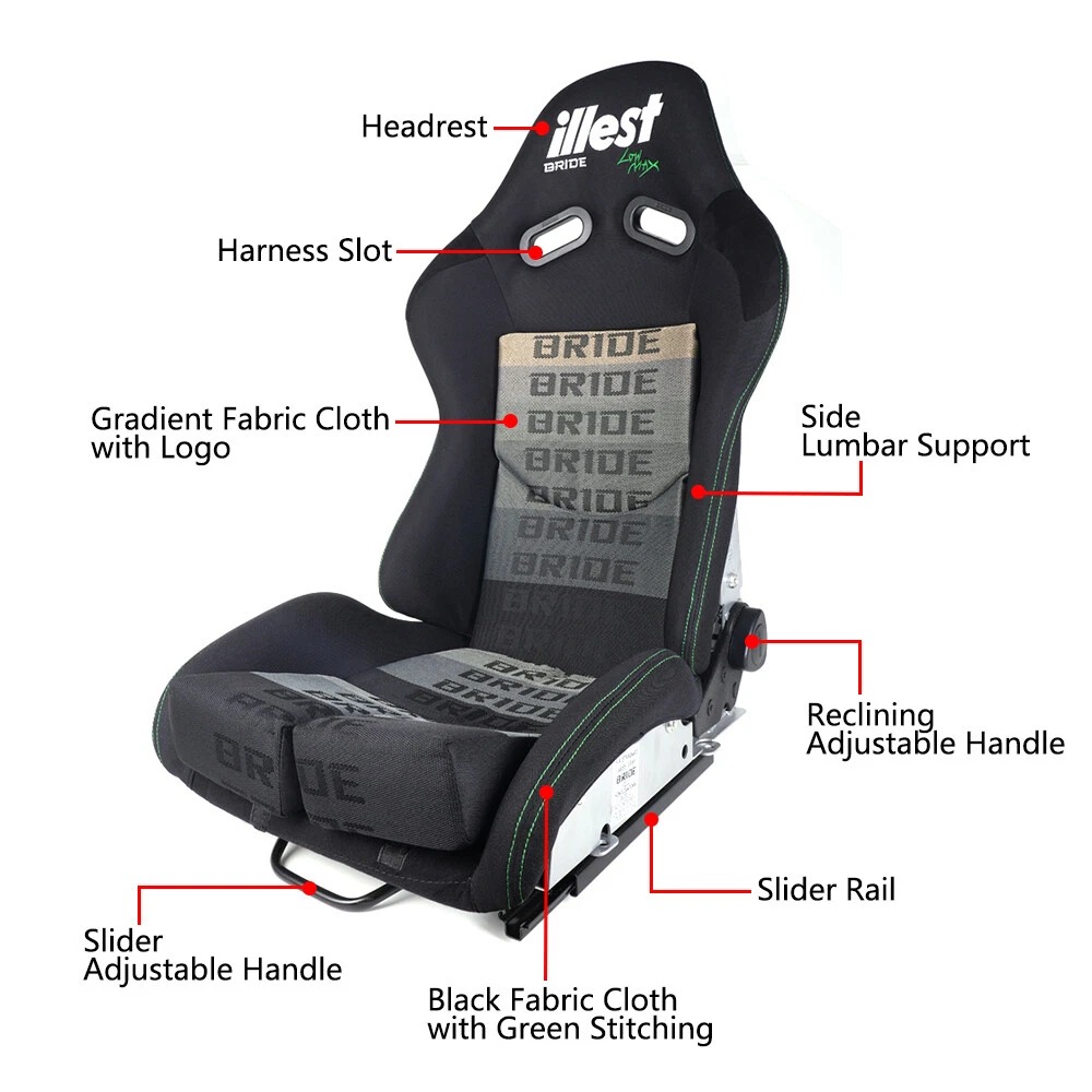 asiento reclinable competicion