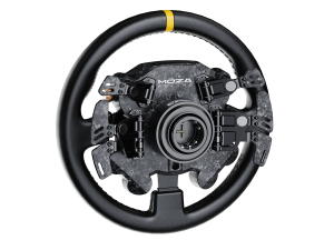 Sistema Quick Release de aluminio en el volante MOZA CS Pro