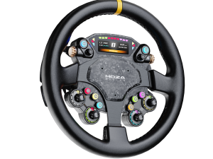 Pantalla de 2.99 pulgadas y luces LED del volante MOZA CS Pro